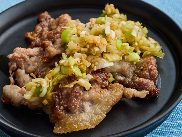 豚こま肉の油淋鶏風