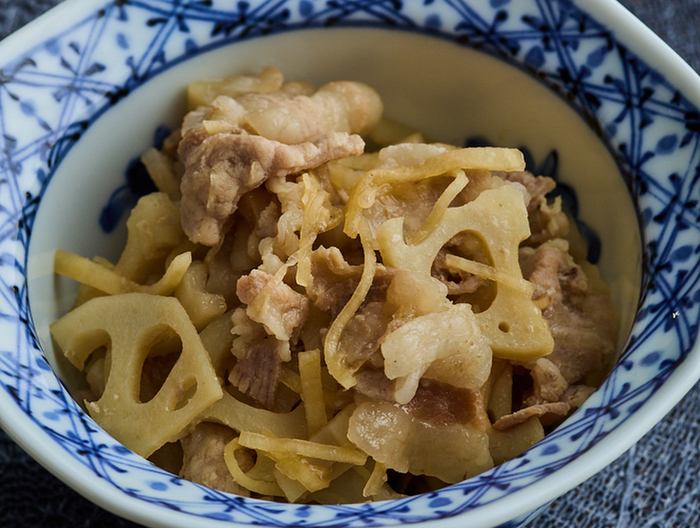 豚肉とれんこんのしぐれ煮