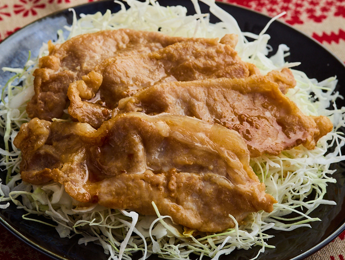 キャベツを食べる 豚肉の甘辛焼き