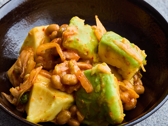 アボカド納豆キムチ