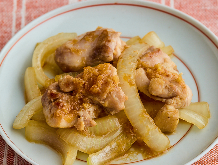 鶏もも肉のしょうが焼き