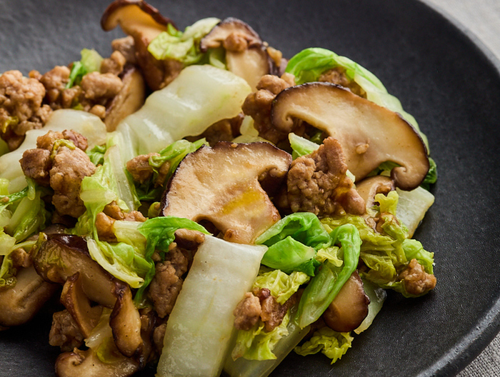 豚ひき肉と白菜の中華風炒め