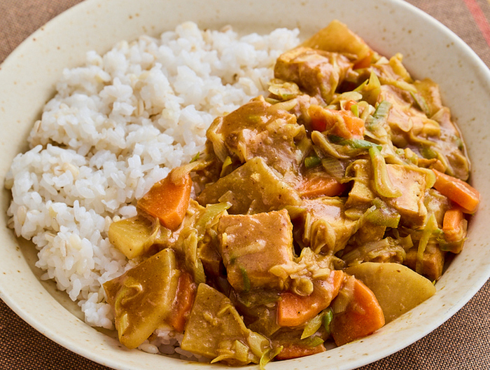 厚揚げの和風カレー