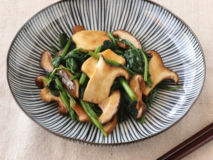 簡単低カロリー ノンオイルきのこ炒め