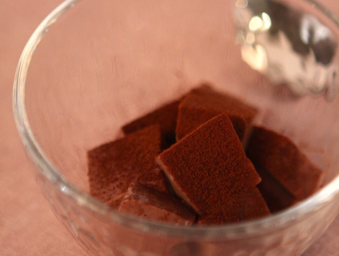 ココアでチョコ風寒天