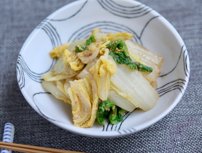 白菜のごま和え