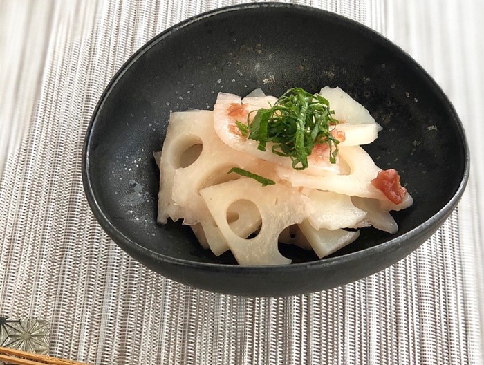 レンコンの梅風味 甘酢漬