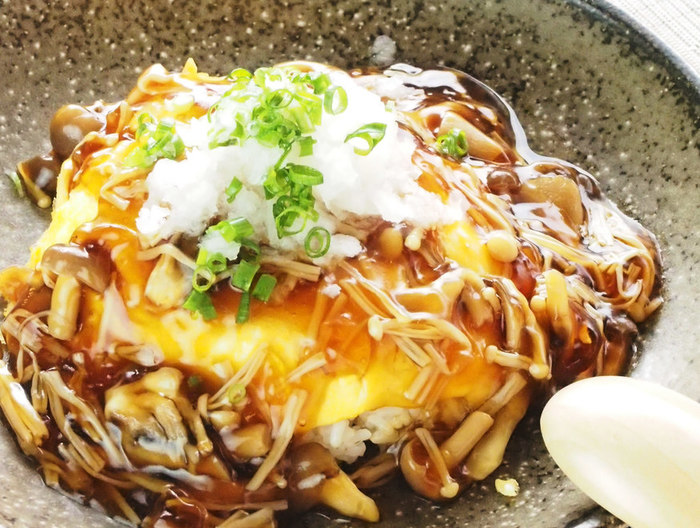 簡単 和風おろしオムライス