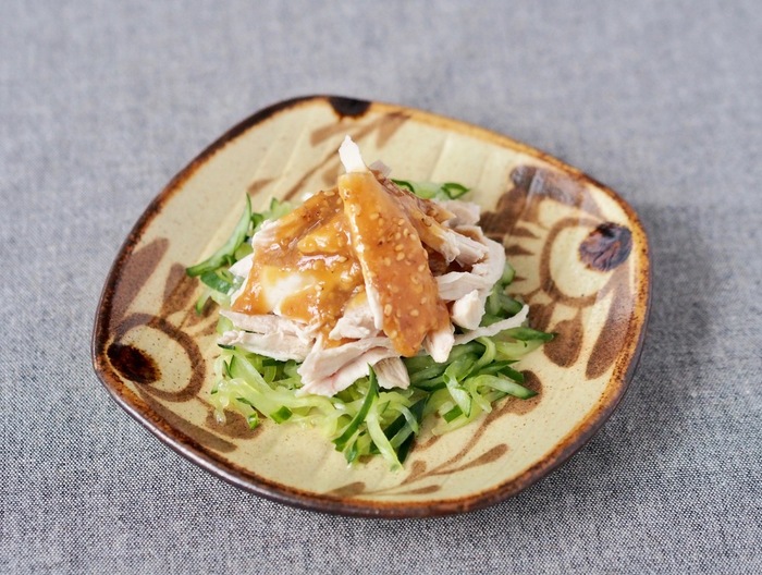 棒々鶏風 鶏肉とキュウリの甘味噌和え