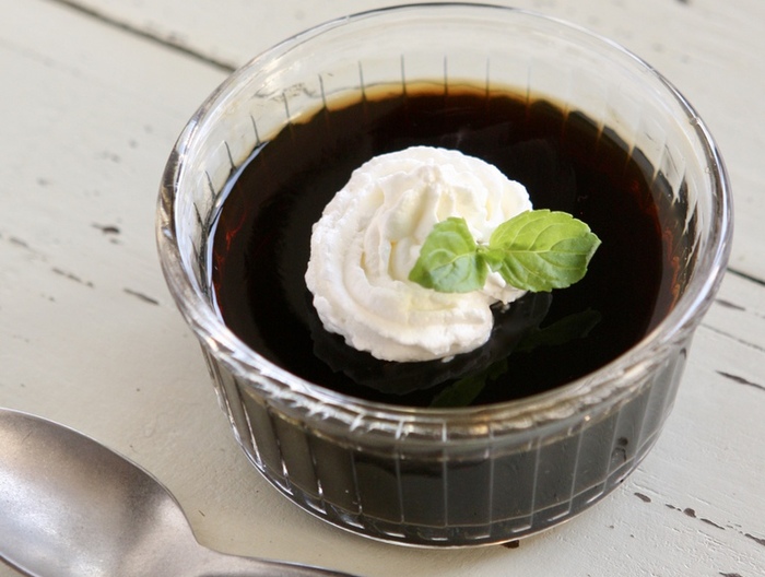粉寒天でつくるコーヒーゼリー