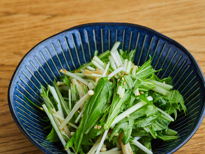 水菜とえのきのナムル