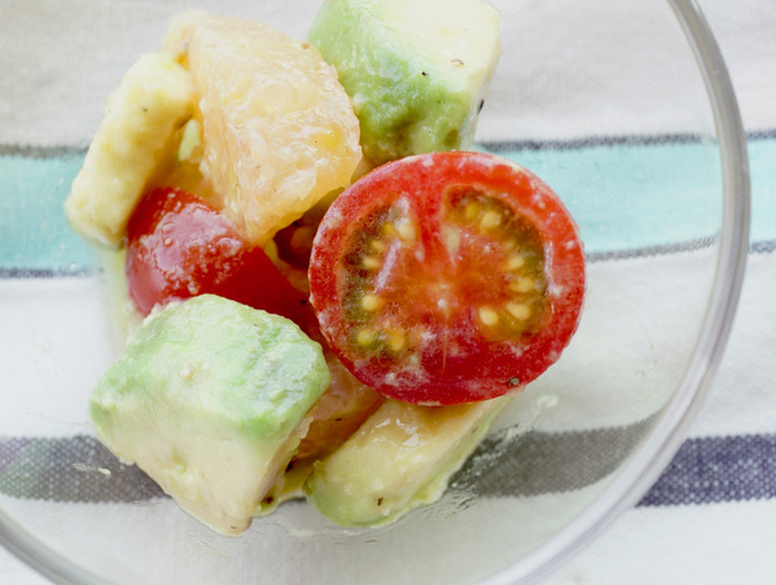 アボカドとグレープフルーツのサラダ