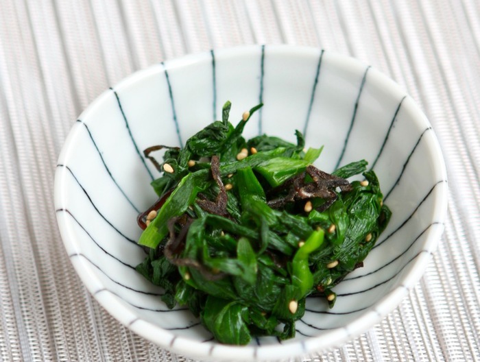 農家のレシピ にらの塩昆布和え