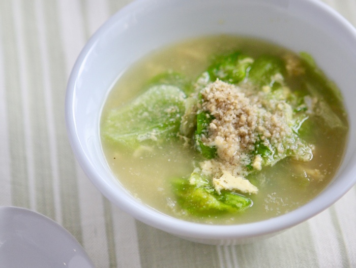 レタスとふんわり卵のスープ