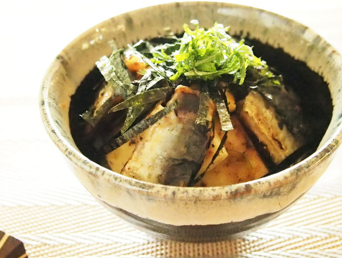 しそ香る イワシの蒲焼丼