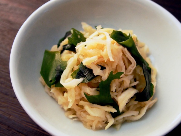 切り干し大根とワカメの中華サラダ