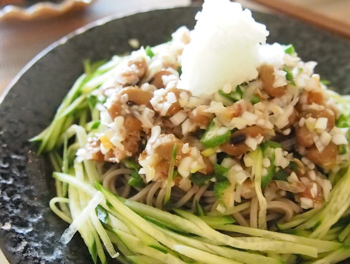 ねばウマ さっぱり納豆そば