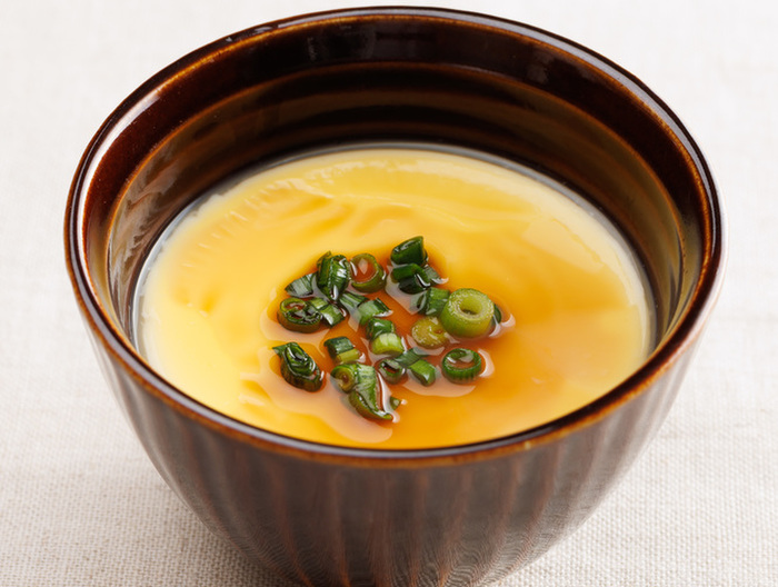 材料４つ なめらか卵豆腐