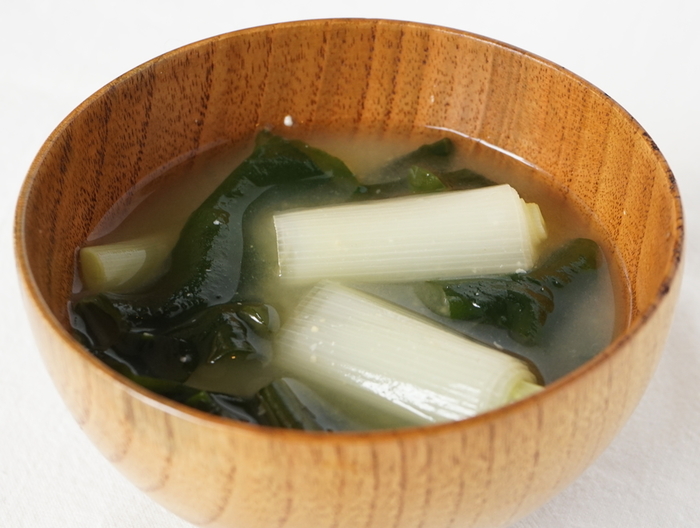 長ねぎが主役の味噌汁