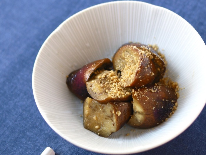 レンジでお弁当おかず なすのごま和え