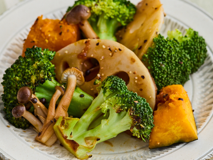 温野菜のバタポンサラダ