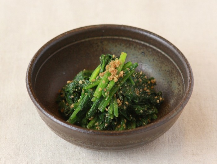 だし香る ほうれん草のごま和え