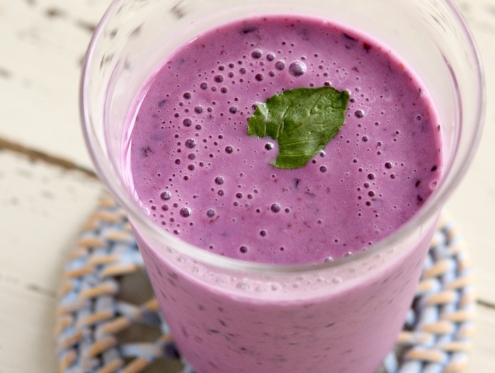 ブルーベリースムージー