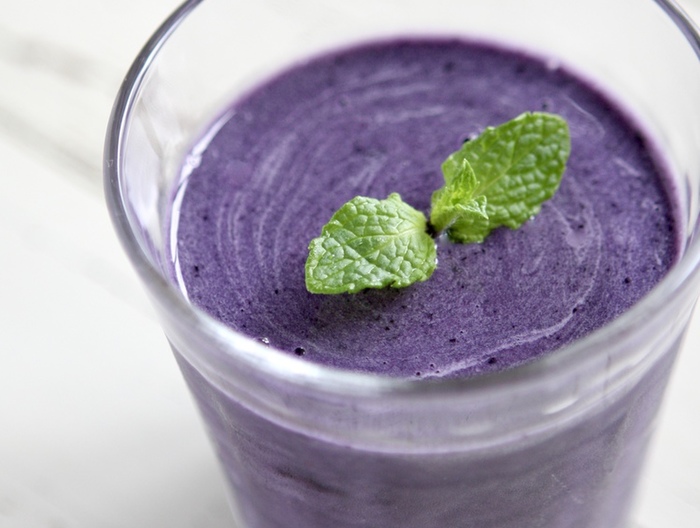 ブルーベリーバナナ スムージー