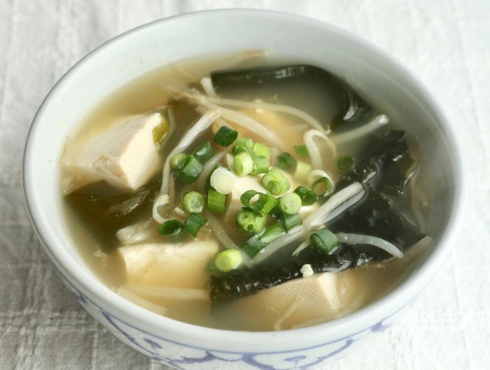 豆腐もやしの具沢山スープ