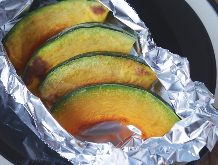 かぼちゃのホイル焼き