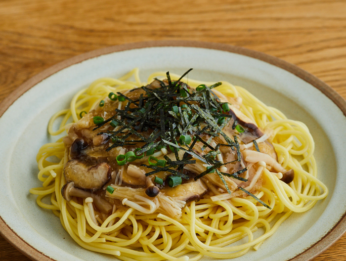 ノンオイル きのこの和風あんかけスパ