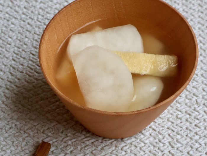 かぶとうすあげのみそ汁