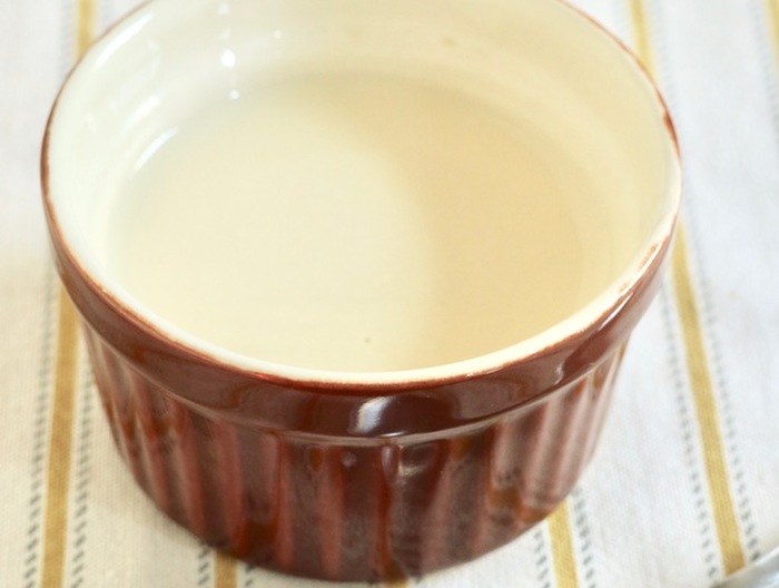 ゼラチンで なめらか豆乳プリン