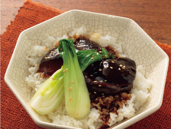しいたけあんかけご飯