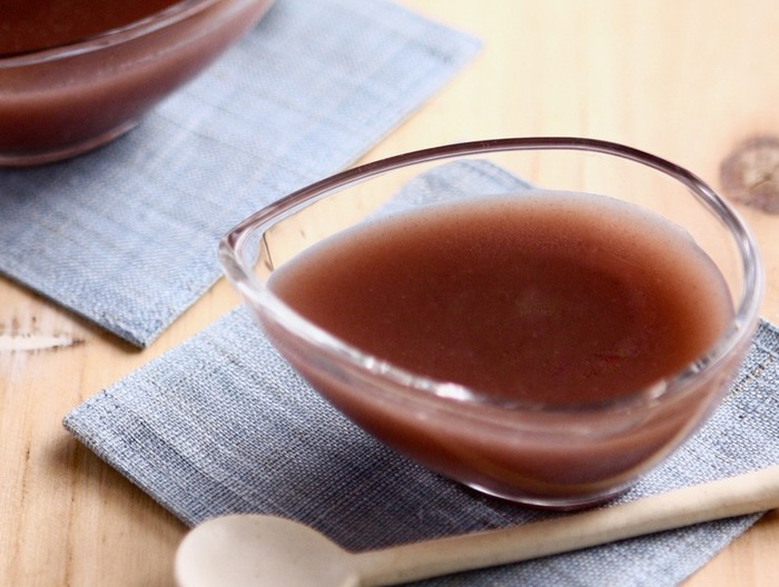 葛と寒天のプルプル水羊羹