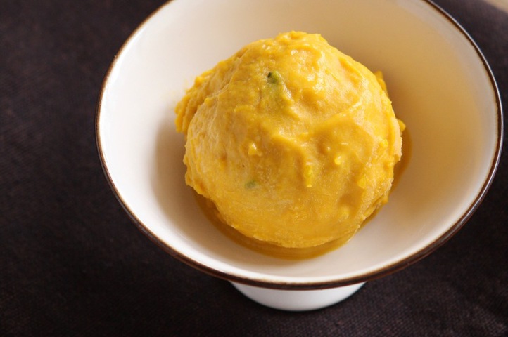 かぼちゃのアイスクリーム
