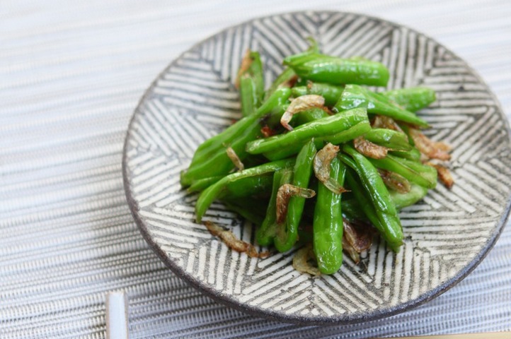 桜エビと獅子唐の炒め煮