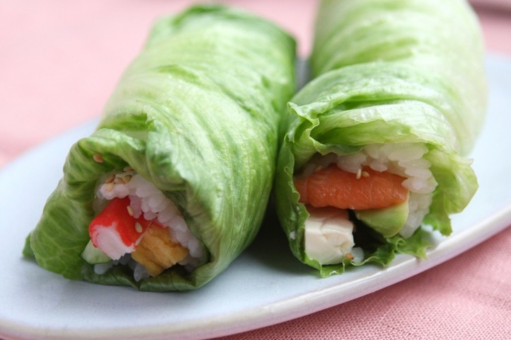 レタス恵方巻き