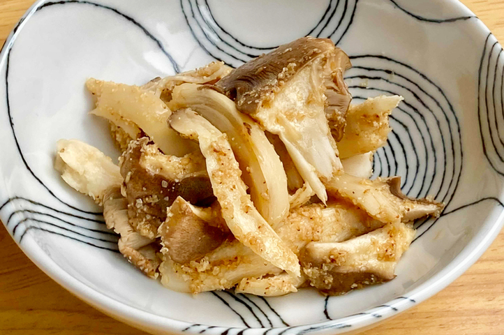 エリンギのごまあえ