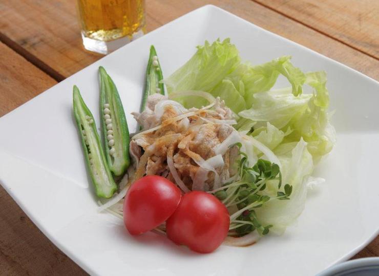 夏野菜たっぷり冷しゃぶ