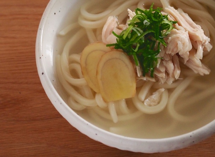ほっこり しょうが風味の鶏うどん