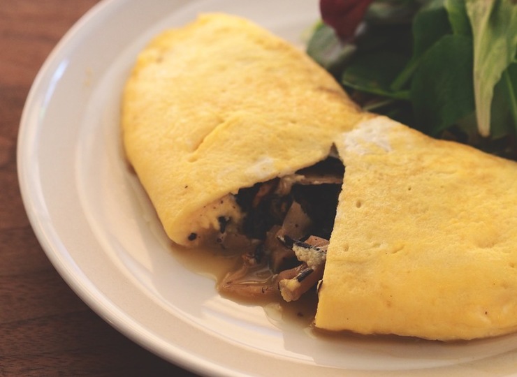 ひじきたっぷり 和風オムレツ