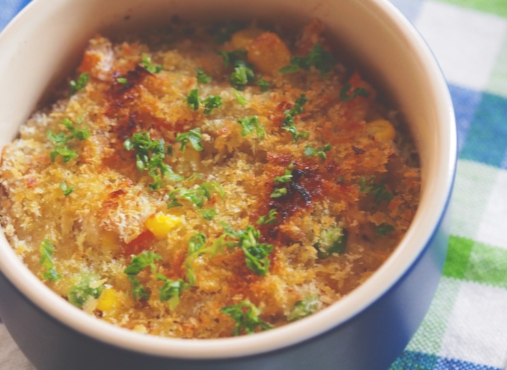 さといも煮でスコップコロッケ