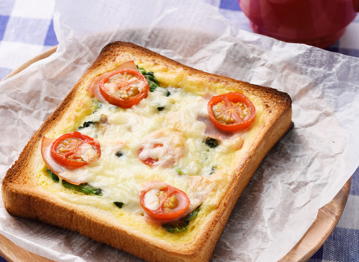 食パンで簡単キッシュ風