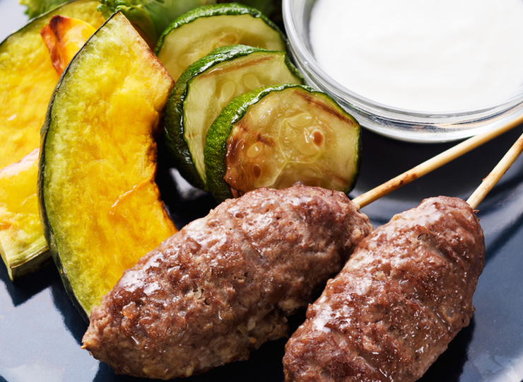 見た目以上にお腹満足 ケバブ風串焼き