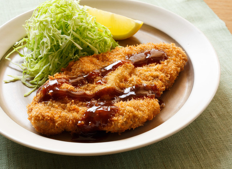 豚ひれ肉のとんかつ