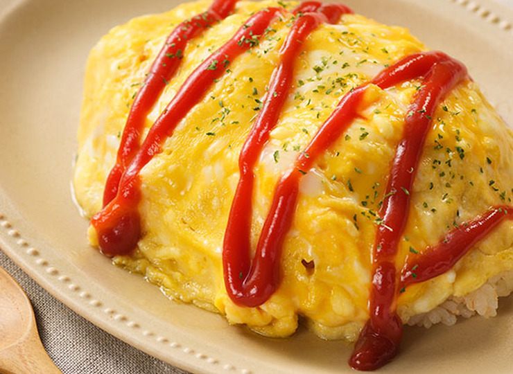 とろとろ半熟卵のオムライス