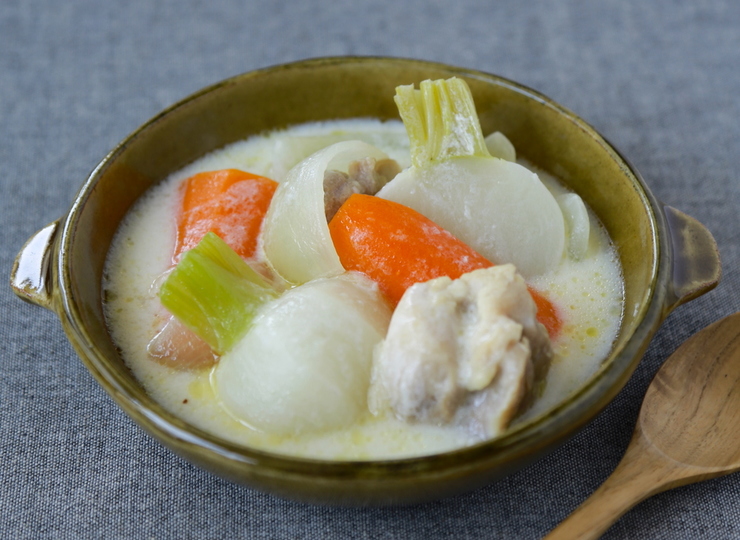 脂質を抑えた クリームシチュー