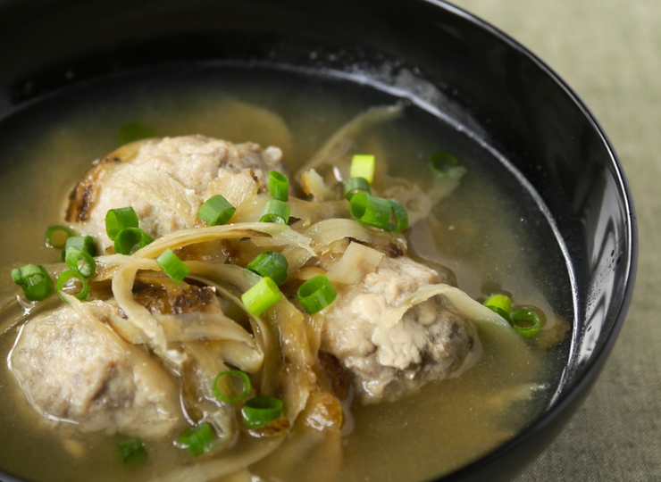 塩分少なめ いわしのつみれ汁