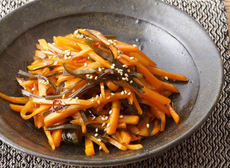 刻み昆布とにんじんのきんぴら